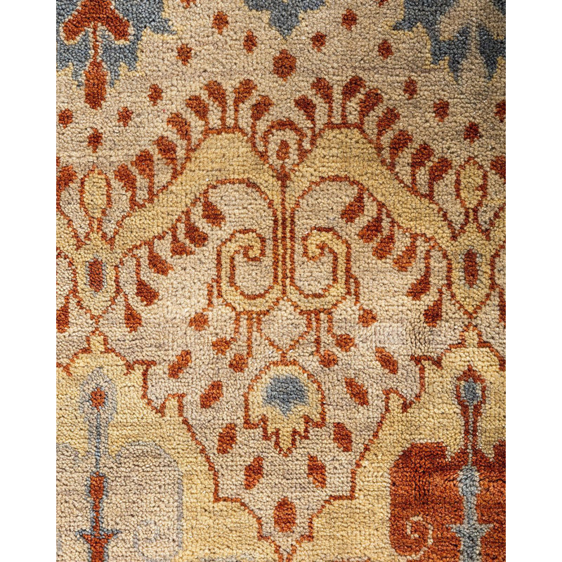 Overdyed One-of-a-Kind 9' 3" X 12' 3" Hand Knotted Area Rug