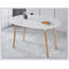 Table extensible polyvalente pour la salle à manger, le bureau et le café, avec plateau en panneau de fibres à densité moyenne durable et conception extensible-758052345-758052348-758052351