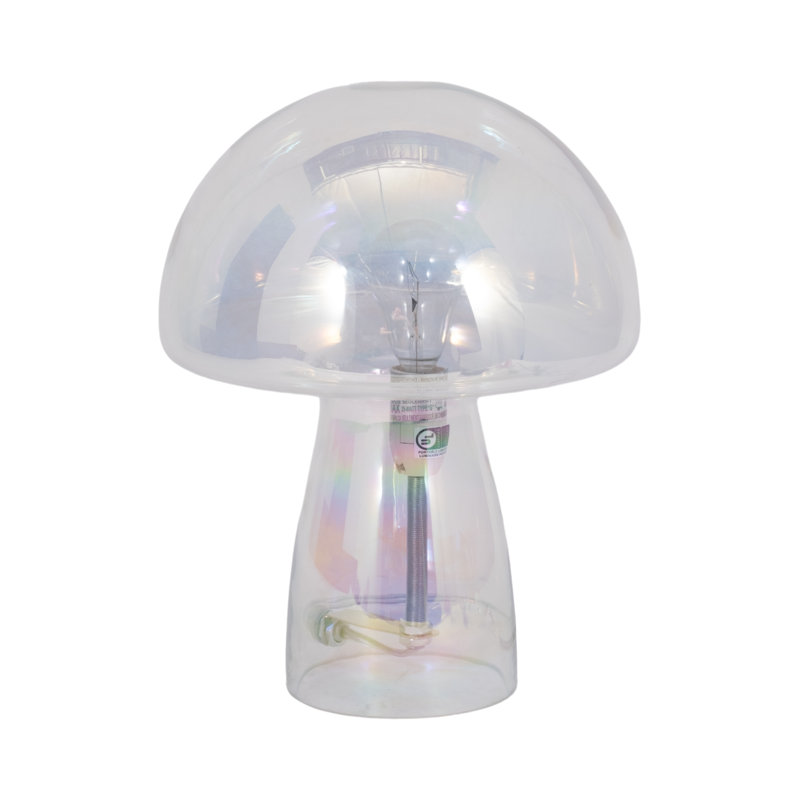 Wrought Studio™ 11" Luster Mushroom Lamp, Multi