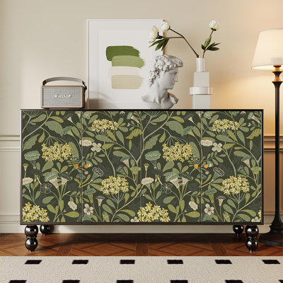 French mid-style entrance cabinet