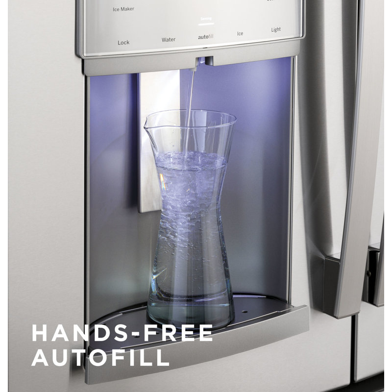 36" Energy Star® French Door 22.1 cu. ft. Refrigerator with Hands-free Autofill, Fingerprint Resistant Stainless Steel