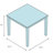 Solid Wood Dining Table-22164394
