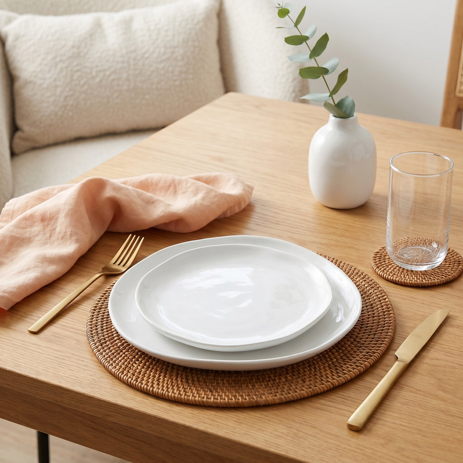 Fortessa Sandia 11" Dinner Plate, White