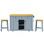 53Inch Large Kitchen Island With 2 Bar Stools, Power Outlet,Door Internal Storage Rack, Kitchen Storage Cart On 5 Wheels With Drop Leaf, 5 Open Side Racks, 3 Drawers, For Kitchen,Dining Room