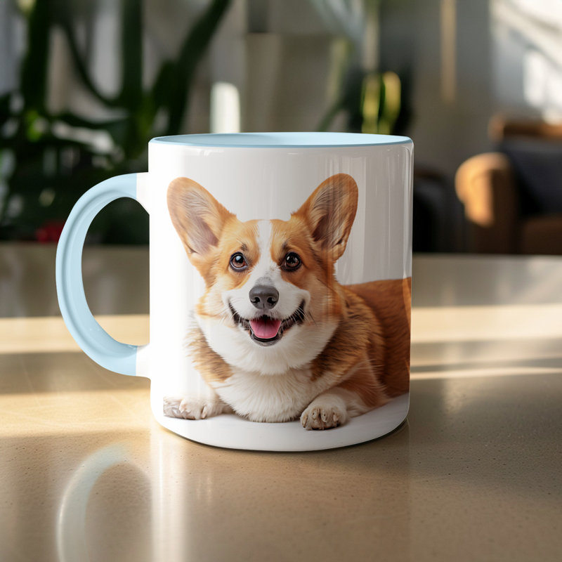 Mug, 2, Light Blue