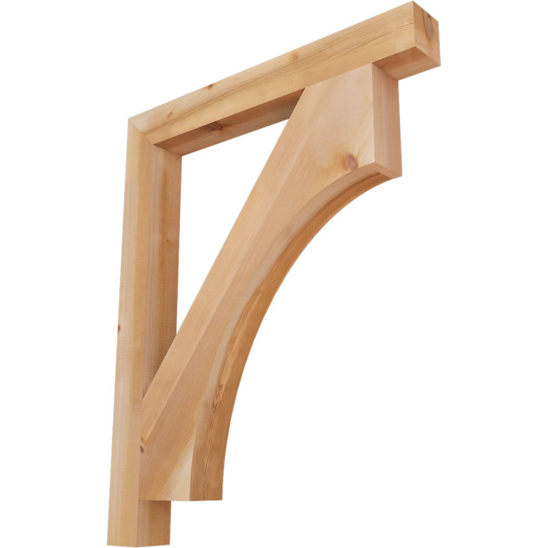 Support Westlake Block, Cèdre rouge de l'Ouest (lisse), H 42 po x l 3,5 po x P 34 po