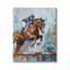 Jockey, saut d'obstacles sur bois par Ziwei Li, peinture-93924762-93924759