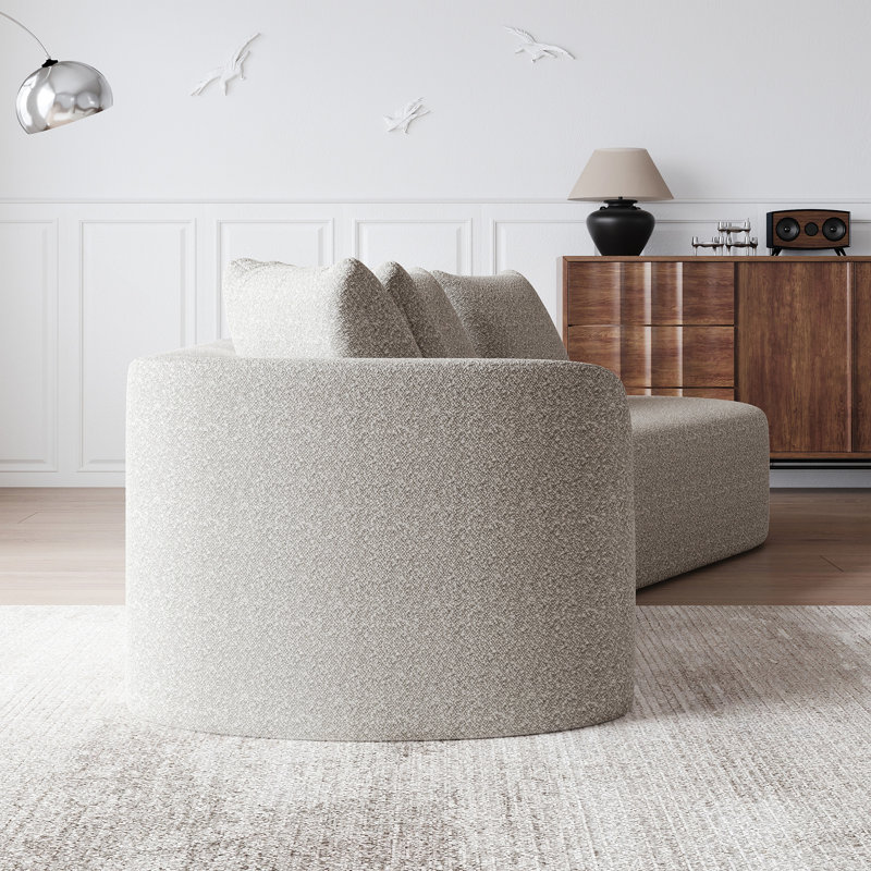Canapé modulaire surdimensionné et rembourré Modern, 2, Kaki