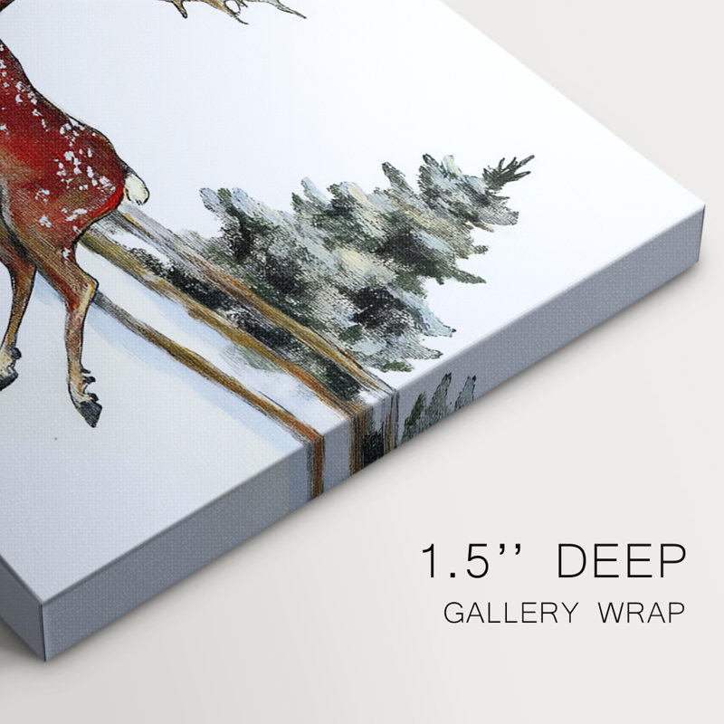 Christmas Holiday Art III- Gallery Wrapped Canvas-LI, 12" H x 18" W