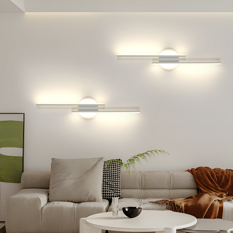 Minimalist Aluminium 24W LED Wall Sconces  , White