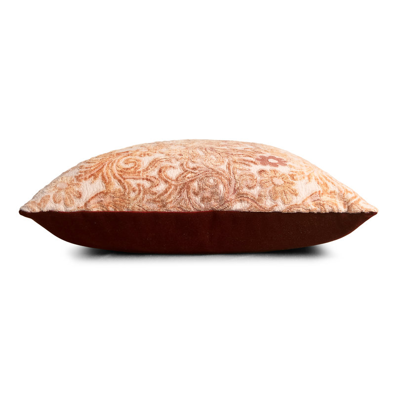 Prospect Park Square Pillow Cover & Insert, Square 22", Terracotta Floral