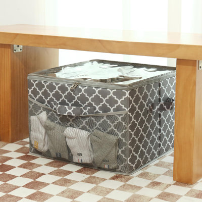Cloth Shoe Rack With Cover, Foldable And Adjustable Partitions, Lantern