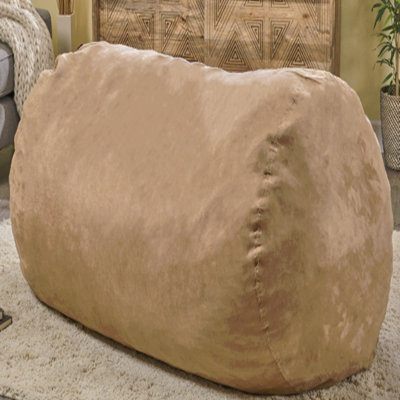 Traditional 8 Foot Suede Cylindrical Bean Bag, Tuscany