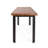 Outdoor Carlisle Benches, Black + Country Brown