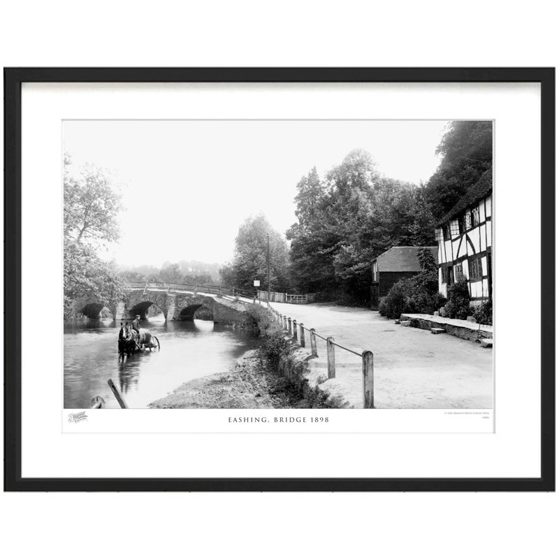 Eashing, Bridge 1898 by Francis Frith - Single Picture Frame Print, 28cm H x 36cm W x 2.3cm D