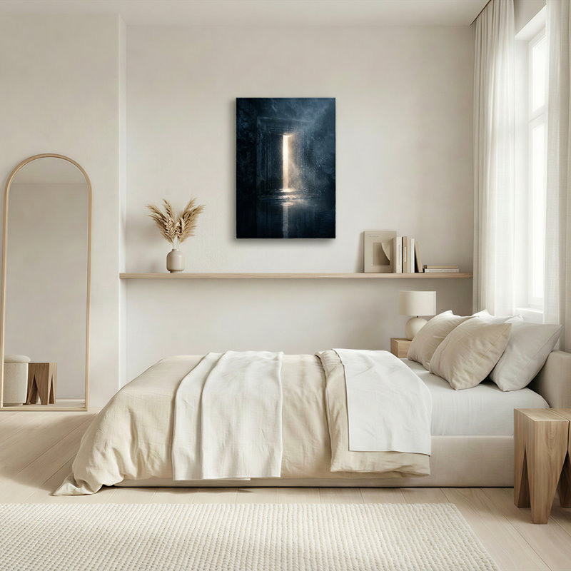 «Gallery Wrap», art mural sur toile pour le salon, la chambre à coucher, le bureau ou le vestibule - décoration murale décorative avec lumière mystique