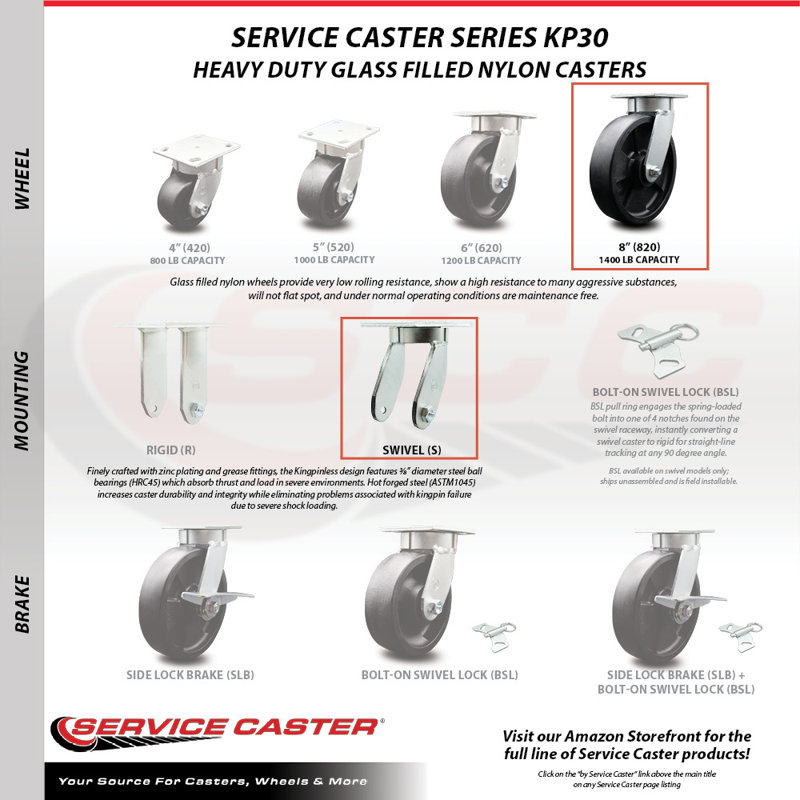 Swivel Top Plate Caster