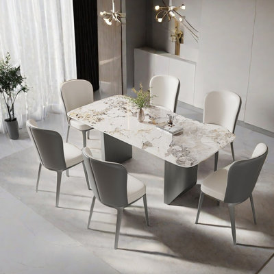 Italian style household simple dining table sets