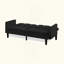 Velvet Futon Couch-1275044730