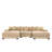 92"  Oversized Cloud Modular Sectional Couch-774393171-774393169-774393175