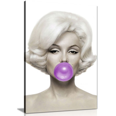 Marilyn Monroe Print - Wrapped Canvas Print