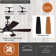 Aftin 52'' Ceiling Fan with LED Lights