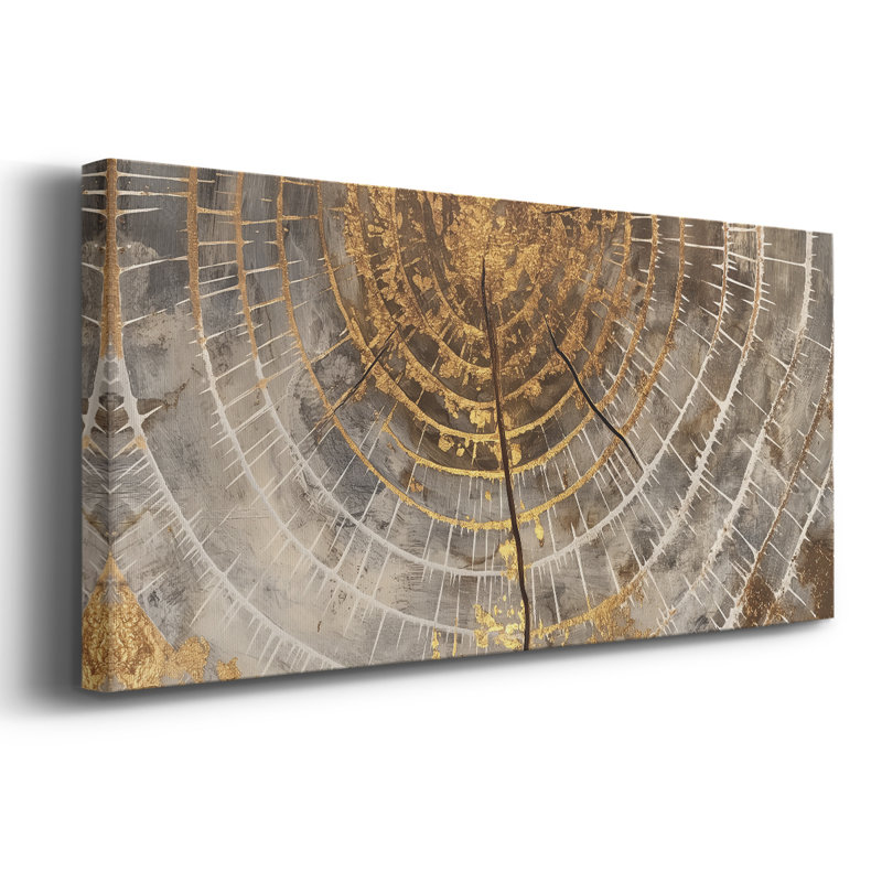 Abstract Series 2 #XXIII-Wide Gallery Wrapped Canvas, 12" H x 30" W
