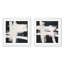 Onyx Eclipsed, ensemble de 2 impressions sur toile dans un cadre brossé, 12 po x 12 po-176941404-176941348