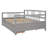Daybed Wood Frame with Two Drawers, Practical and Timeless Design, Perfect for Storage and Comfort-823064823