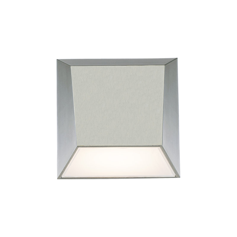1 - Light LED Outdoor Armed Sconce, Black, 3000K