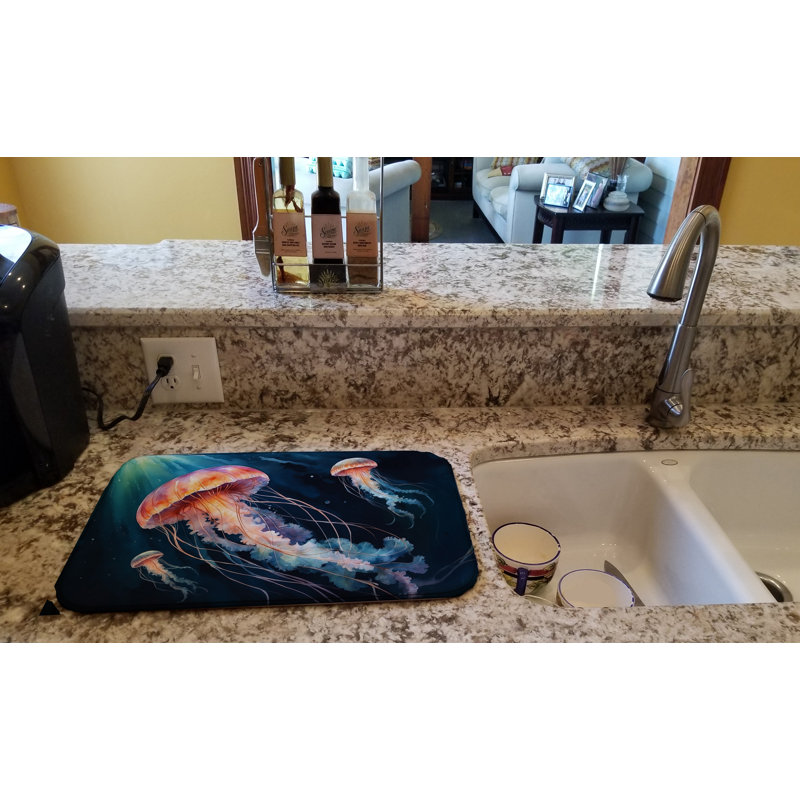 Deep-Sea Jellyfish Dish Drying Mat
