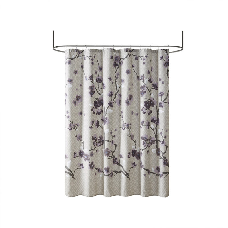 Rideau de douche en coton