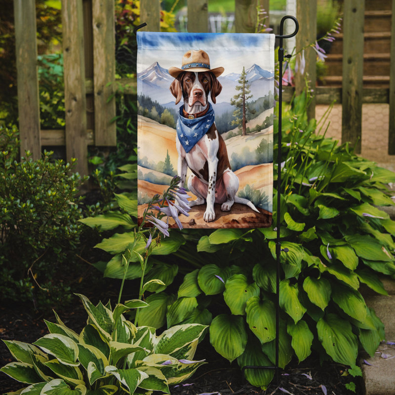 Drapeau Cowboy Welcome Garden, Pointeur
