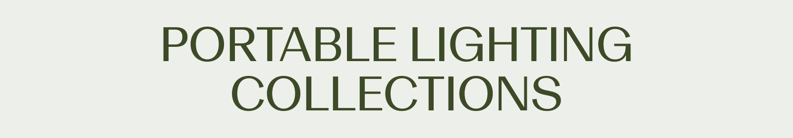 Portable lighting collections