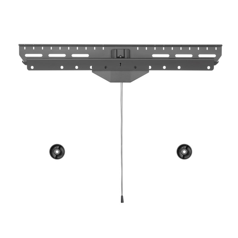 Support mural noir à profil bas pour cloison sèche pouvant supporter jusqu'à 110 lb