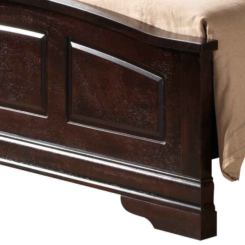 Grand lit tapissier LouisPhillipe, cappuccino, Grand lit, Cappuccino