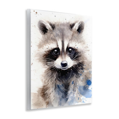  "Woodland Nursery Raccoon", art mural par Franklyn Gregory