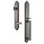 Arc Handleset with Single Cylinder Deadbolt and Georgetown Door Lever and Rosette-1295292059-1295425795-1295425792