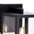 Black Rectangular Double-Bulb Outdoor Wall Light-1955256283-1957352953