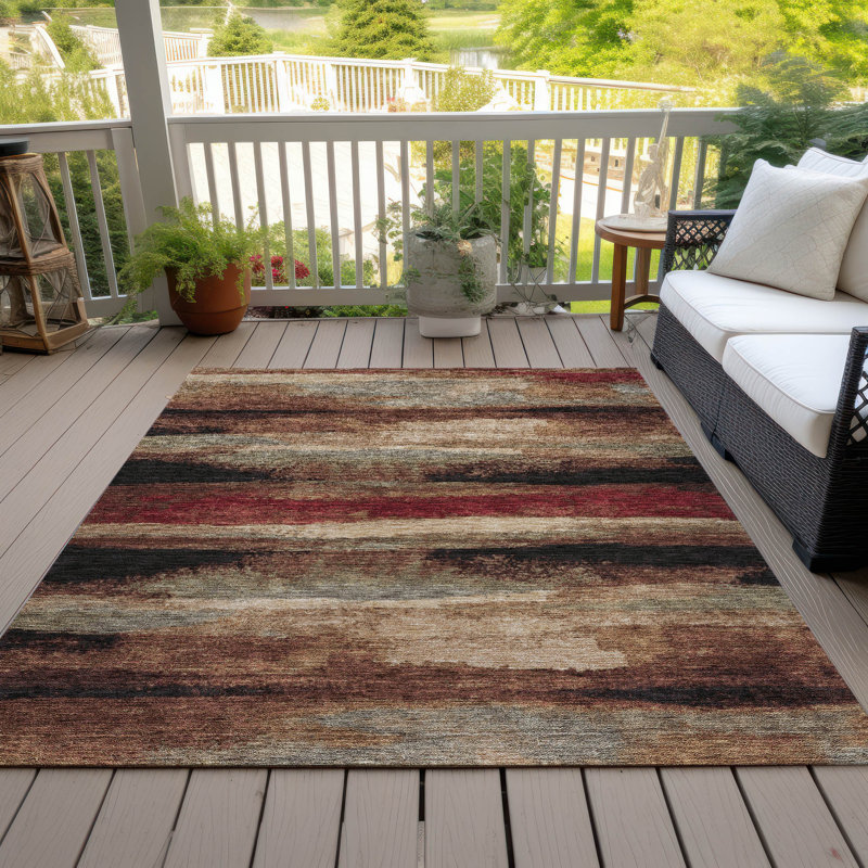 Tapis rectangulaire Aleighna avec envers antidérapant, Rectangle 10 pi x 14 pi