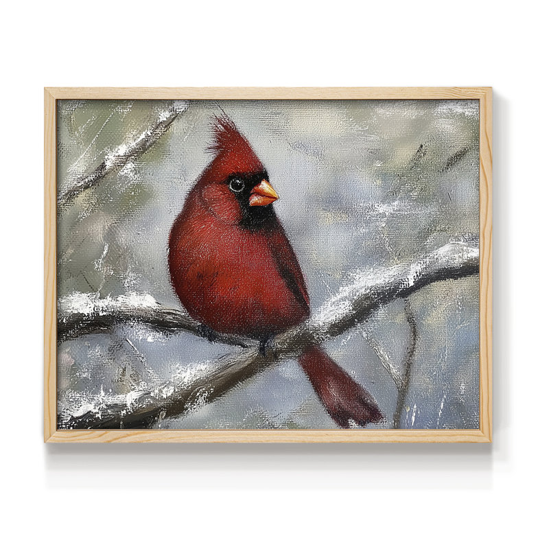 Chirstmas Art-LXVI -Framed Print - Restickable, H 22 po x l 28 po, Naturel