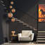 Ambrous 5 - Light Black Cluster Pendant