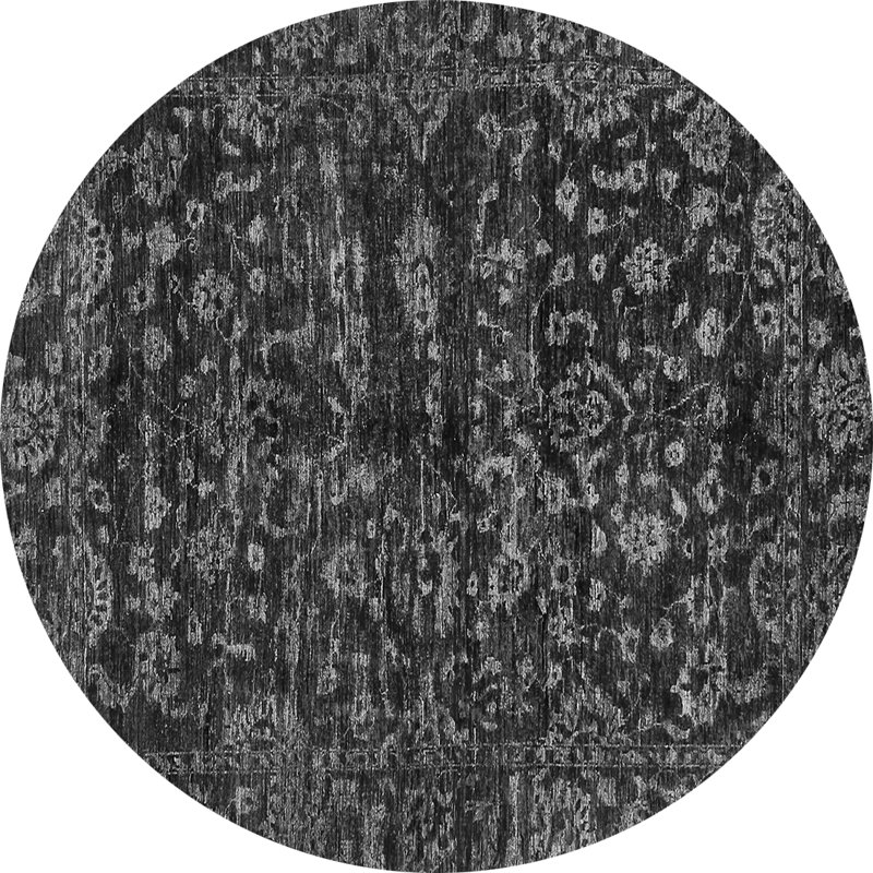 Lyndzie Performance Oriental Indoor Rug, Round 8'