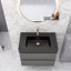 Ensemble de meuble-lavabo simple 30 po avec surface solide Lillyanah-583495538-583495539