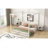 King Size Canopy Platform Bed With Support Legs