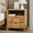 Manish 2 Drawer Nightstand With Charging Station