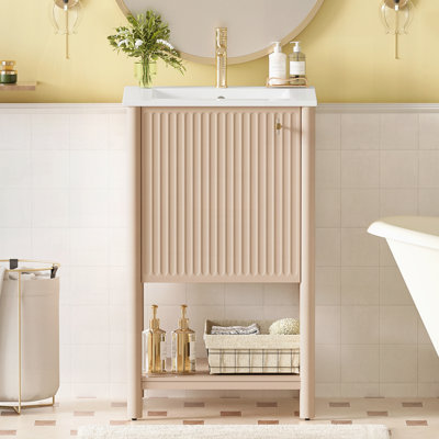 20-inch Bathroom Vanity with Ceramic Sink