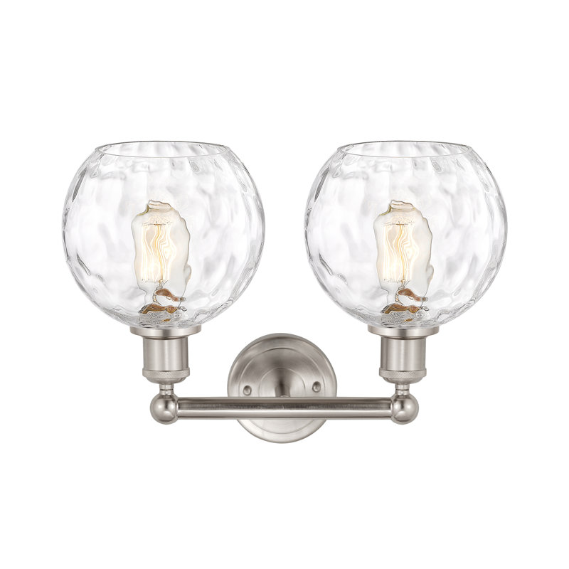 Ambrosane 2 - Light Dimmable Vanity Light, Satin Nickel