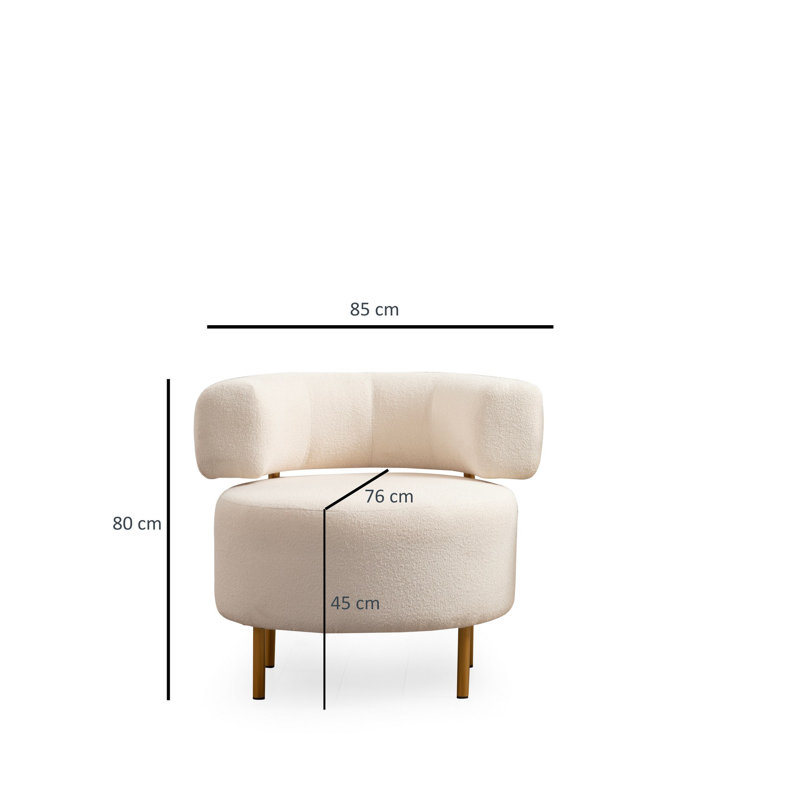Bina Upholstered Wingback Chair