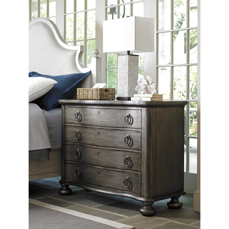 Oyster Bay 4 - Drawer Dresser, Pelican Gray